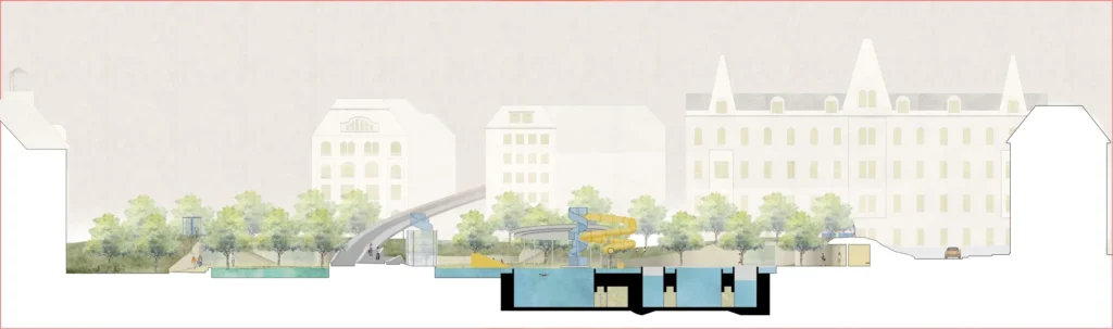 Schnitt Bunkerverwendung